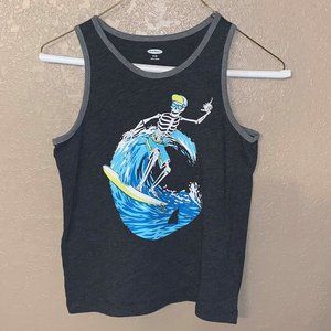 Old Navy Surfing Skeleton Boys Tank Top 📢5 for $20